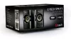 C-Tech SPK-11, 2.0, Wood, Black-Gold, Jack/USB
