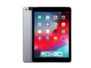   Apple iPad 6 (2018) Space Grey 128GB + Tablet Holder FCC100 (Car Bundle)